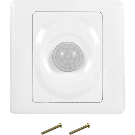 Interrupteur de capteur de mouvement infrarouge réglable IR, module automatique pour le contrôle de la lumière monté au mur (1/5)