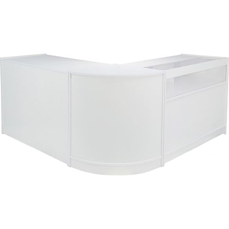 MonsterShop - Set Galaxy con 3 Banconi da Negozio e Reception Bianco Brillante Elegante (1/5)