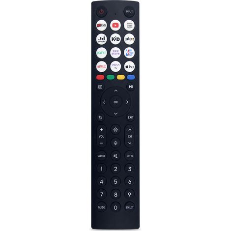 Télécommande TV Compatible avec Hisense ERF2H36H, Sans Configuration, Sans Commande Vocale (1/5)