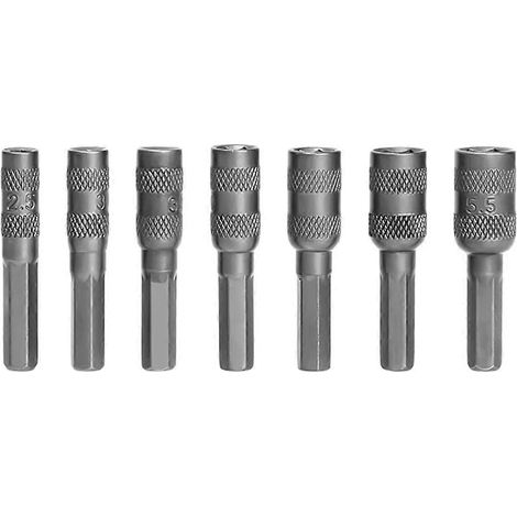 Embout de vissage hexagonal 6 pans H4 de 2,5 mm à 5,5 mm, embout de vissage métrique pour la réparation automobile (1/5)