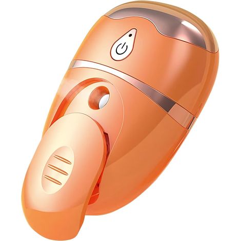 Massaggiatore oculare elettrico, ricaricabile, portatile, 350 mAh, rosso, per emicrania, per uso femminile, massaggiatore oculare ricaricabile da 350 mAh con luce rossa (1/5)
