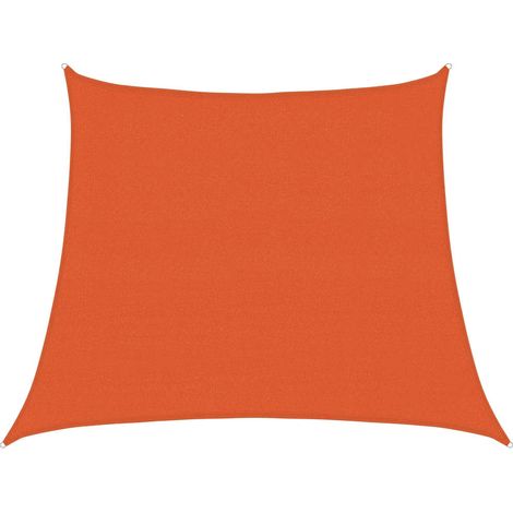Maison Exclusive - Voile d'ombrage 160 g/m² trapèze orange 3/4x3 m PEHD