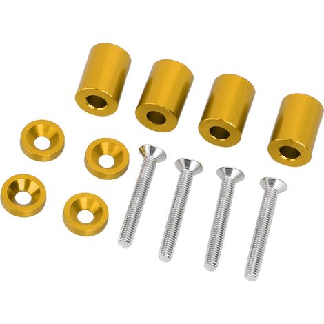 Joint de ventilation de capot moteur en alliage d'aluminium pour voiture, compatible avec les moteurs de 6 mm (doré). (1/5)