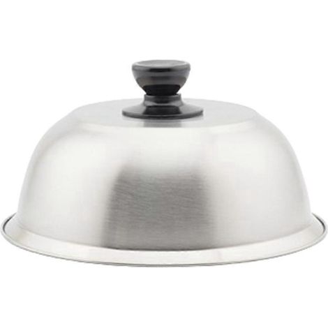 Couvercle de dôme pour gril, couvercle à hamburger en acier inoxydable, couvercle rond pour casserole (1/4)