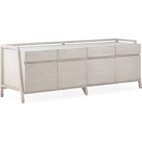Commode élégante Gris Voilé en bois de cèdre - Gris voilé cèdre nuancé (1/5)