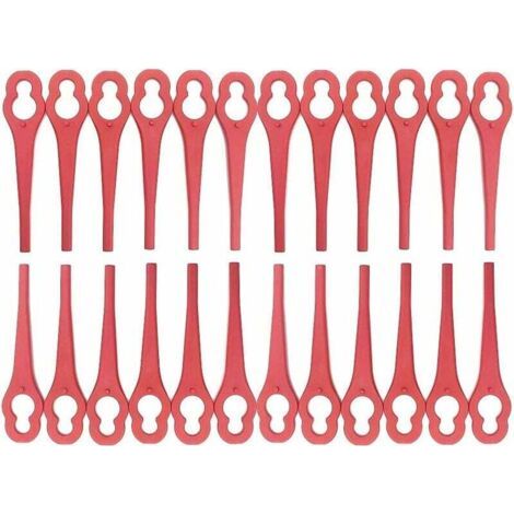 PA 100-teiliges Ersatzmesser-Set für Rasentrimmer, Zubehör für Einhell Akku-Rasentrimmer, Kunststoffmesser für Einhell Rasentrimmer (1/5)