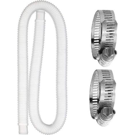Tuyau de remplacement de la piscine avec pinces en métal Piscine Pompe Tuyaux Piscine Filtre Comme indiqué d PIECE DETACHE ENEVAOCT (1/5)