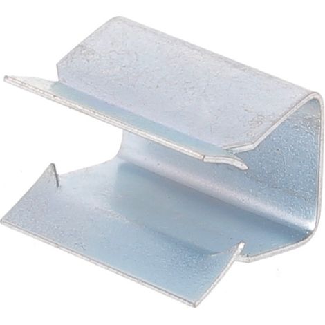 Clip Double U Tole 6.2-6.5 mm Acier Zingué 136 895 002
