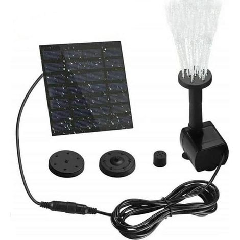 Fontaine solaire avec 4 têtes d'arrosage (1/5)