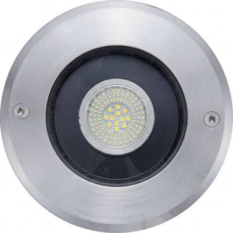 LED Einbaustrahler Edelstahl Glas Wasserdicht Staubdicht IP67 4000 K 1032 lm Ø 14 cm Bodeneinbauleuchte (1/5)