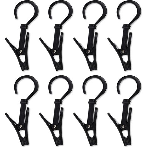 Crochets Réglables pour Auvent Lot de 8 Accessoires de Tente Camping, Idéal pour Extérieur