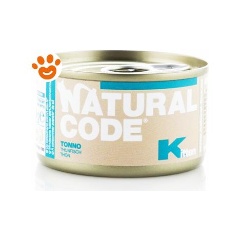 Natural Code Cat Kitten al Tonno - Natural Code Cat Kitten al Tonno - Lattina Da 85 Gr