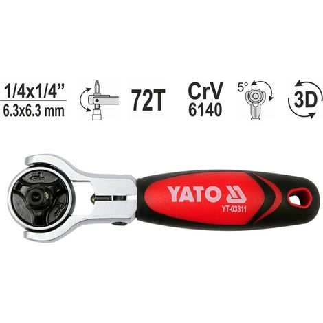 YATO YT-03311 - giratoria 2 en el mango 1 de trinquete