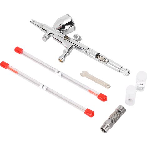 Ensemble aérographe T180T Peinture Art Modèle Pigment Atomisation Réglable Double Action Onglet (1/5)