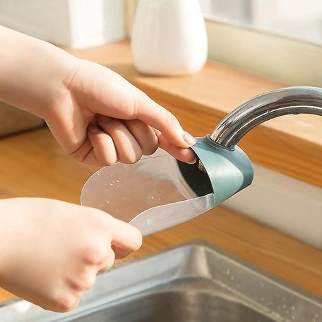 3 Piezas Extension Robinet Enfant Tap Extender Silicone 2 Viers Conomie D'eau Prolongateur Robinet Enfants Anti-claboussures Rallonge Robinet Enfa (1/5)