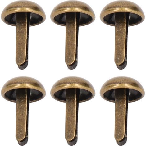 200 Clous Décoratifs en Laiton Doré 0.3 Pouce, Fixation Rapide pour Accessoires, Cuir et Projets Créatifs (1/5)