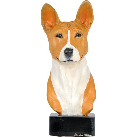 Basenji, Chien du Congo - statuette peinte, figurine, réalisée par un artiste, marque Art-Dog (1/5)