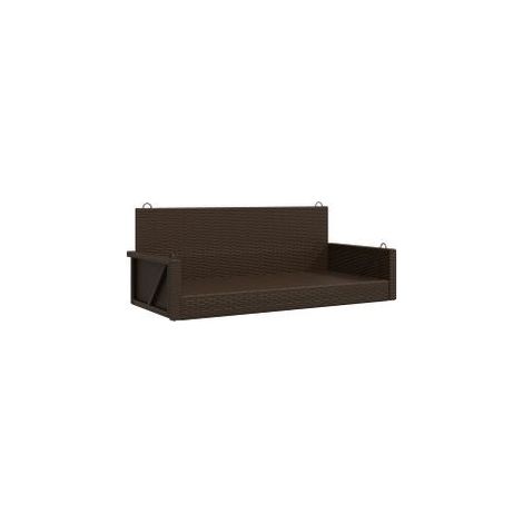 Balancelle marron 119x56x48 résine tressée (1/5)