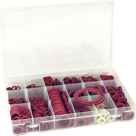 Assortiment de bague de fibres Contenu 1121 pieces