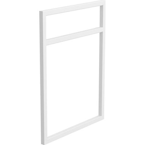 Metallgestell LLOYD NIEDRIG für Schränke und Strukturen Compakt MATT WEIß 333 x 16 x 475 mm (1/3)