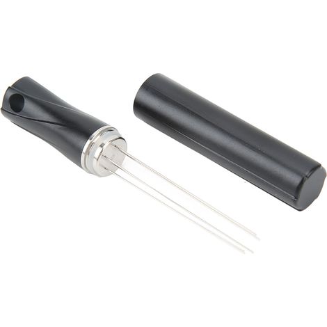 Aiguille à café professionnelle en acier inoxydable 304 avec couvercle pour une distribution optimale du café moulu (noir)