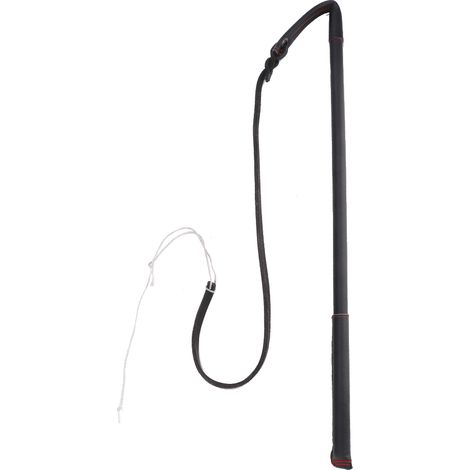 Fouet en Peau de Vache avec Poignée Accessoire de Dressage pour Chiens de Taille Moyenne