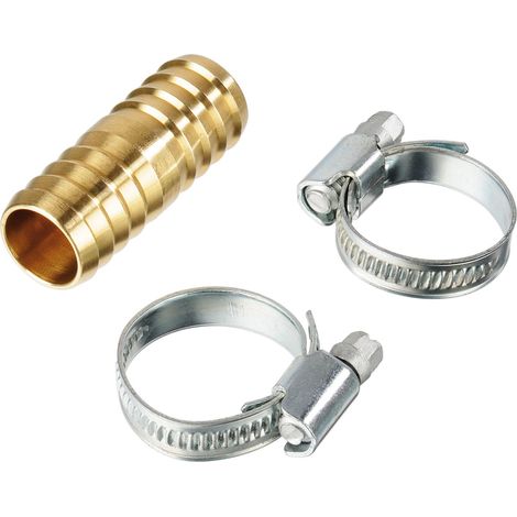 Raccordo in ottone per tubo di scarico – 20 mm – con fascette stringitubo
