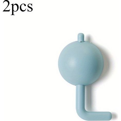 2 serrures de sécurité pour porte d’armoire, loquet de tiroir multifonction avec rappel à ressort pour la sécurité des animaux de compagnie et un rangement sécurisé, bleu (1/5)