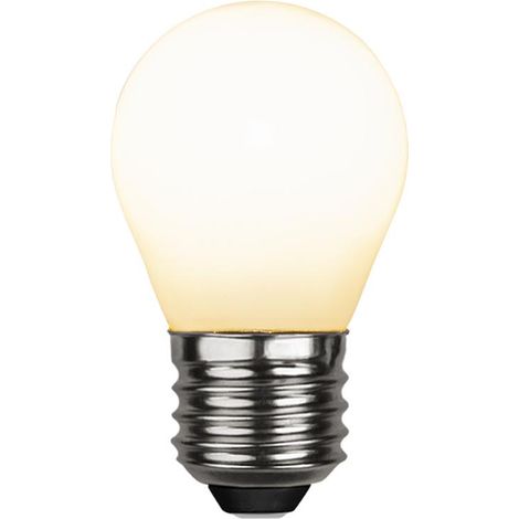Star Trading Ampoule LED Opaque Filament, E27, 470lm, 5W, intensité lumineuse variable, blanc chaud, 7,8 cm (1/3)