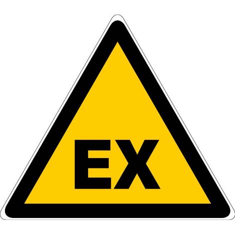 Panneau Danger atmosphère explosive - Rigide Triangle 100mm - 4180274