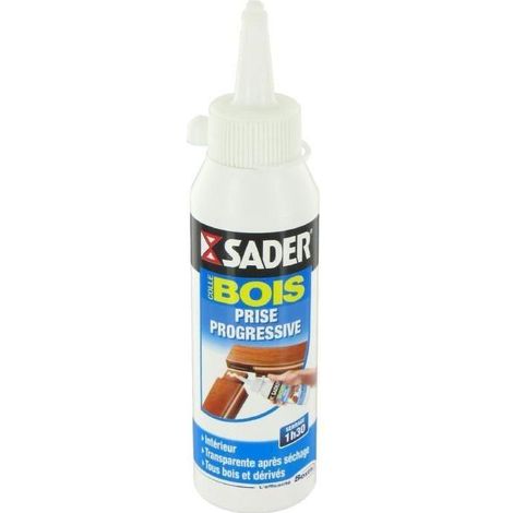 Holzleim Sader weiß 100 g Flasche Vinylkleber
