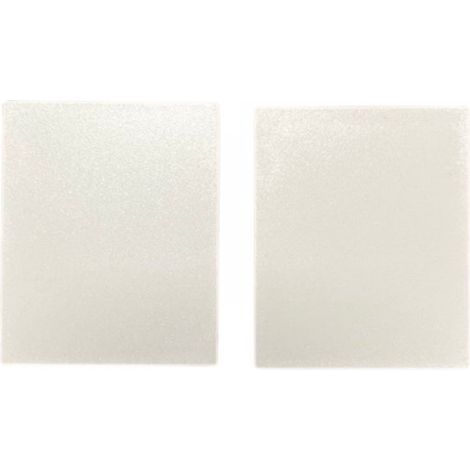 2 Pezzi Tappo Finale Terminale Bianco per Chiusura Lampada LED Lineare SV0205B