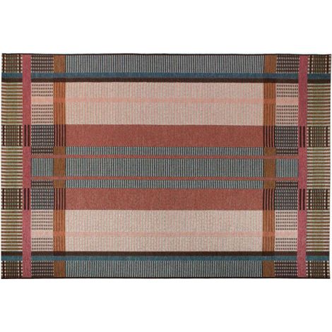 VIVARAISE - Tapis extérieur Kaël Vivaraise - Polypropylène 100% - Design graphique Multico (1/5)