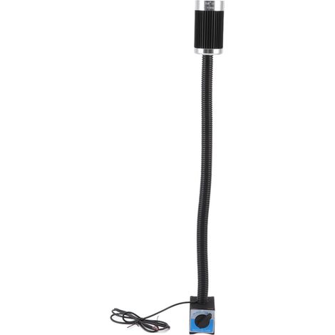 Flexible 9W LED-Maschinenleuchte mit starkem Magnetfuß und Schalter, Werkstatt-Werkbank (24V) (1/5)