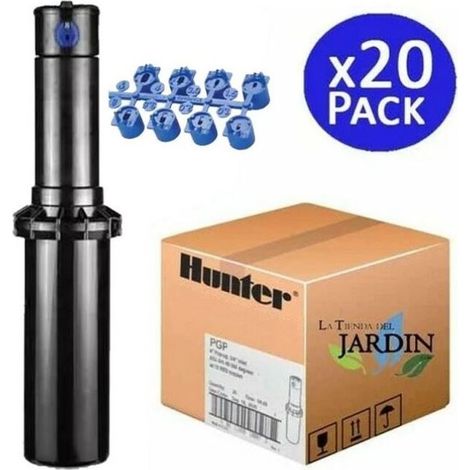 Set di 20 Irrigatore Hunter PGP-04 Ultra 3/4'', portata da 4,9 a 14 m, angolo regolabile