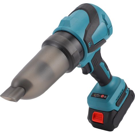 Souffleur de feuilles sans fil 21V, aspirateur et souffleur 2 en 1, vitesse variable 29800 tr/min, 2 batteries, pour neige, poussière, sciure, lavage auto, ordinateur et maison, prise UE (1/5)