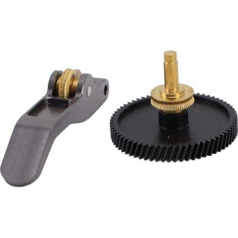 Extruderrad-Set aus gehärtetem Stahl mit Griff aus Aluminiumlegierung für Bambu Lab A1 A1 Mini 3D-Druckerzubehör, Gold (1/5)