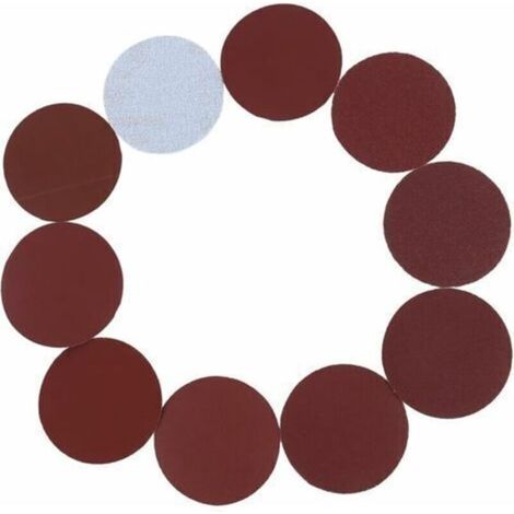 Lot de 100 disques de ponçage de 75 mm pour ponceuse de papier abrasif grain 80/100/180/240/600/800/1000/2000/3000 THISNDE-- (1/5)
