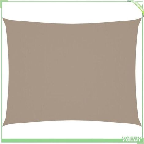 Voile de parasol - FAFEICY - 135437 - Rectangulaire 4x6 m - Tissu Oxford PU - Anti-UV & Imperméable (1/5)