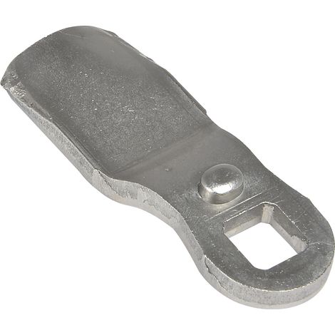 Sperrnase pos. gekröpft für Blechmontagezylinder, 45 x 19mm,Maß H 22mm,Edelstahl (1/2)