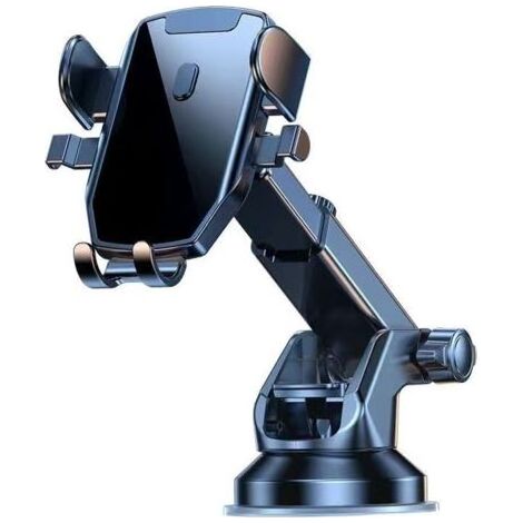 Telephone Voiture [Super Ventouse] Porte Telephone Voiture Ventouse Accessoire Voiture Rotatif à 360 degrés Accroche Telephone Voiture Pare-Brise Tableau de Bord pour iPhone Android Smartphone (1/5)