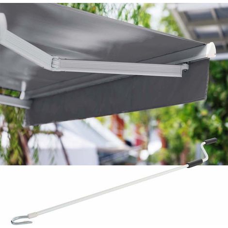 Store de terrasse Gris 2,5 X 2 m Store banne de qualité (1/5)