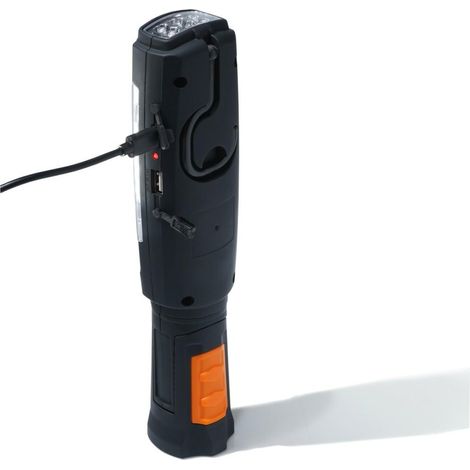 TIROSS - Lampada de LED funzionante con batteria, con magnete + Gancio COB 3 W + 6 LED (1/3)