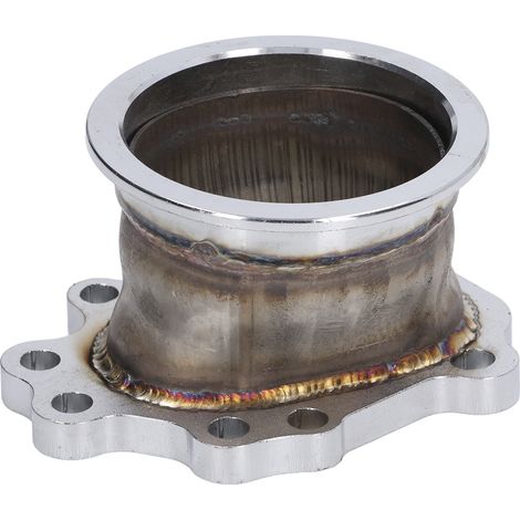 3-in-1 Turbo-Downpipe-Adapterflansch-Kit für Garrett T25, T28, GT25 und GT28 Turbolader, V-Band-Anschlüsse, Edelstahl (1/5)