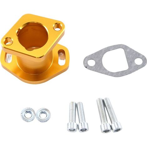 Adecuado para el conector del carburador VM22 dorado, puerto del colector de admisión, adaptador de carburador, suministros automotrices (1/3)