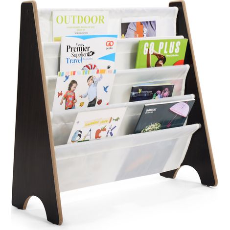 4 Tier Kids Baby Bookshelf Magazine Rack Book Storage Display Organizer Holder (1/5)