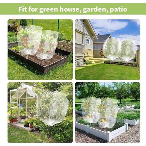 Filet Protection Arbre Fruitier, Maille Fine Cordon, Pour Jardin Plantes Pot, Anti-Insectes (1/4)