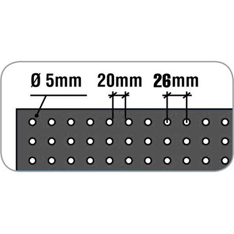 Estantería SIMONRACK Panelclick 1500x600 gris + 22 hook + 3 acce