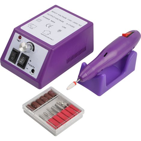 Ponceuse à ongles professionnelle, ponceuse à ongles électrique, lime à ongles électronique pour ongles en acrylique et en gel, outils de manucure et pédicure pour usage en salon (1/5)