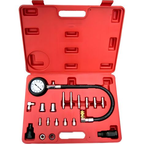 Testeur compression Compressiomètre Moteur Diesel 20 pièces (1/2)
